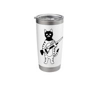 Gangsta Cat Stainless Steel Insulated Tumbler