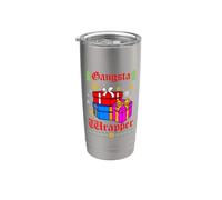 Gangsta Wrapper Christmas Party Stainless Steel Insulated Tumbler