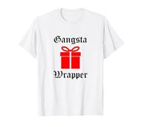Gangsta Wrapper T-Shirt, Men, White, Small