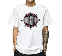 Gangstarr Logo White T-Shirt Tee Exclusive 100 Cotton Funny Gift for Men Komuyr