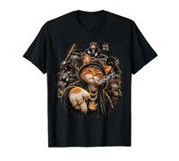 Gangster Cat Boss Crew Street Hip Hop Mafia Gift Value Graphic T-Shirt