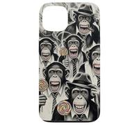 Gangster Chimp Ape Mafia Lollipop Noir Pop Art Illustration Case for iPhone 13