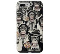 Gangster Chimp Ape Mafia Lollipop Noir Pop Art Illustration Case for iPhone 7 Plus/8 Plus
