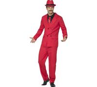 Gangster Costume 1920s Mens Fancy Dress Outfit 20s Zoot Suit Adults New M-XL