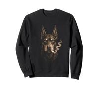Gangster Doberman Mafia Boss Thug Gritty Noir Urban Hip Hop Sweatshirt