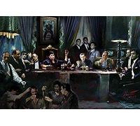 Gangster Last Supper by Ylli Haruni 36x24 Art Print Poster Godfather Scarface Sopranos Goodfellas