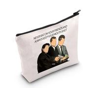 Gangster Movie Makeup Bag Jimmy Conway Gifts Never Rat On Your Friends and Always Keep Your Mouth Shut Mob Movie Zipper Pouch (Never Rat UK)