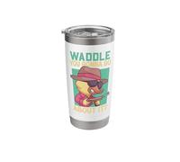 Gangster Rubber Ducks Mobster Mallards Ducky Dons Quackster Stainless Steel Insulated Tumbler