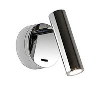 GANGUIO 3W LED Wall Spotlight Rotatable Adjustable Modern Wall Sconce Fixture丨Single Wall Lamp with Switch丨Rotatable Light Fittings for Corridor Kitchen, 120lm, 3000K Warm White