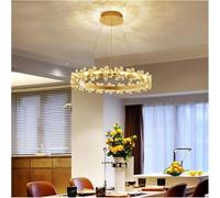 GANGUIO Fashion Chandelier Crystal Chandeliers Lighting Gold Led Lamp Compatible with Bedroom Dining Living Room Deco Chandelier Modern LED Chandelier Adjustable Chandeliers