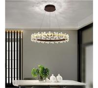 GANGUIO Fashion Chandelier Crystal Chandeliers Lighting Led Lamp Compatible with Bedroom Dining Living Room Deco Ceiling Chandelier Lustre Suspension Modern LED Chandelier Adjustable Chandeliers