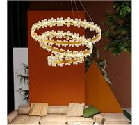 GANGUIO Fashion Chandelier Crystal Chandeliers Lighting Led Lamp Compatible with Bedroom Dining Living Room Deco Ceiling Chandelier Lustre Suspension Modern LED Chandelier Adjustable Chandeliers