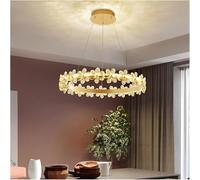 GANGUIO Fashion Chandelier Crystal Chandeliers Lighting Led Lamp Compatible with Bedroom Dining Living Room Deco Ceiling Chandelier Lustre Suspension Modern LED Chandelier Adjustable Chandeliers
