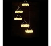 GANGUIO Fashion Chandelier LED Modern Chandelier Lamp Modern LED Crystal Chandelier Light Lamp Compatible with Home Decorative Cristal Lustre Chandeliers Adjustable Chandeliers