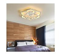 GANGUIO Fashion Chandelier Modern Crystal Chandelier Ceiling Chandeliers for Living Room Lamp Bedroom Kitchen Indoor Lighting LED Fixtures Lights,Crystal Lighting (Dimmable with Remote 6 Heads)