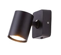 GANGUIO LED Wall Spotlight with Switch丨Adjustable Spot Light GU10 Bulb丨Rotatable Bedside Reading Wall Lamp Surface Mounted Downlight丨Indoor Display Task Wall Sconces for Headboard Picture