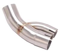 gangxiao for B&MW S1000XR 2015-2019 Motorcycle System Escape Modified Tube Middle Link Connection 51mm Muffler Slip On Exhaust Pipe Motorbike Saddle Bag