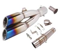 gangxiao for NC700 NC700X NC750 NC750X NC750S 2012-2023 Motorcycle Escape Middle Link Muffler DB Killer Exhaust Pipe Motorbike Saddle Bag(C)