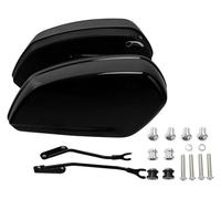 gangxiao for Street for Bob for FXBBS for Softail for Standsrd 2018-2024 Motorcycle Luggage Saddle Trunk Side Bags Hard Docking Kits Motorbike Saddle Bag(Style A)