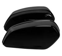 gangxiao for Street for Bob for FXBBS for Softail for Standsrd 2018-2024 Motorcycle Trunk Side Hard Docking Luggage Saddle Bag Kits Motorbike Saddle Bag(Style B)