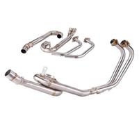 gangxiao for Y&amaha YZF MT03 R25 R3 2015-2021 Motorcycle Without Exhaust Full System Pipe Middle End Silencers Motorbike Saddle Bag(C)