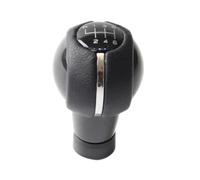 gangxiao Gear Shift Lever Knob 5/6 Speed Manual Car Styling Gear Shift Knob Lever Stick Pen Gaitor Boot Cover Collar for Mini for Cooper F54 F55 F56 F57 F60(Black 6 Speed)