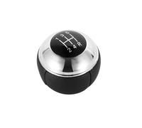 gangxiao Gear Shift Lever Knob 5/6 Speed Manual Chrome Car Gear Shift Knob Lever Shifter Handle Ball for Mini R50 2000-2006 for Cabrio R52 R53 for Cooper 2002-2008(Black 5 Speed)