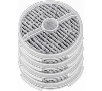 GANGXUN 4 Inch 3-in-1 Activated Carbon & True Filters (4-Pack) Compatible with RIGOGLIOSO, JINPUS, LTLKY, Frida Baby, Meleden, SY900S & More Air Purifiers GL2103 Filter