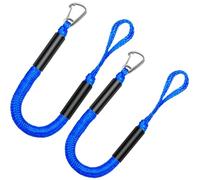 GANGXUN Mooring with 2ft Bungee Dock Line 2-Pack - Essential Accessories for Diverse Watercraft Built in Snubber, Kayak, Watercraft, SeaDoo, Jet Ski, Pontoon, Canoe, Power Boat