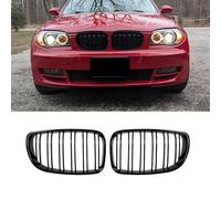 Gangying E81 E82 Grille for BMW 1 Series E81 E82 E87 E88 Grill LCI Gloss Black Double Bridge Sport Grille 2008-2011