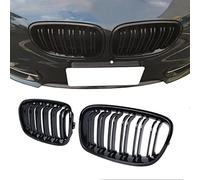 Gangying F20 Grille for BMW 1 Series F20 F21 2011 2012 2013 2014 Double Bridge Grill Gloss Black