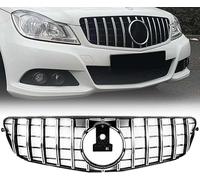 Gangying Front Grille for Mercedes W204 Saloon S204 Estate 2008-2014 | C180,C200,C220 CDI,C250,C300,Glossy Black,GT Style,No Camera,Not for C63