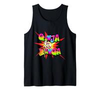 Ganja Banga Graffiti Peace Sign Tank Top