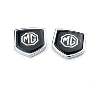 GaNkas 1 Pair Exterior Accessories for MG Logo Auto Rear Side Stickers Metal Car Body Emblem MG3 ZR ZS ES HS EZS 5 6 TF Car Styling