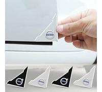 GaNkas Car Door Corner Cover Bumper Crash Scratch Protector Anti-Scratch Crash Protection Sticker for Volvo S60 S90 XC40 XC60 XC90,Black Style