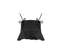 GANNI BLACK SATIN TOP 34