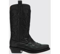 GANNI Boots Woman color Black - Size: 38 - female