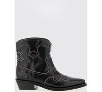 GANNI Boots Woman color Black - Size: 39 - female