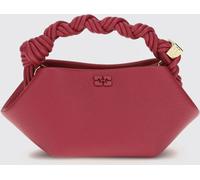 GANNI Bou Mini Bag in Recycled Leather with Braided Handle and Logo - Size: OS - female
