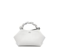 GANNI Bou small grain top handle bag - Neutrals OS