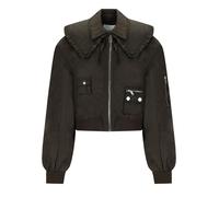 GANNI BROWN BOMBER JACKET 36