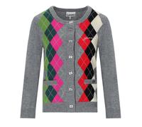 GANNI GREY DIAMOND CARDIGAN M
