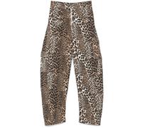 GANNI leopard-print trousers - Brown XS