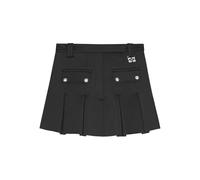GANNI logo-plaque mini skirt - Black 36-38-40-42