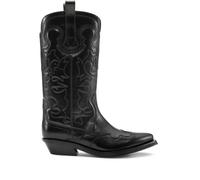 GANNI mid-shaft western boots - Black 35-36-37-38-39-40-41