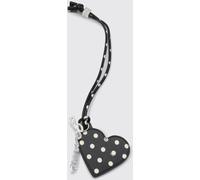 GANNI Polka Dot Faux Leather Keychain - Size: OS - female