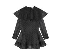 GANNI polka dot ruffled mini dress - Black 32-34-36-38-40-42