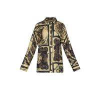 GANNI printed silk shirt - Yellow 34-36-38-40-42