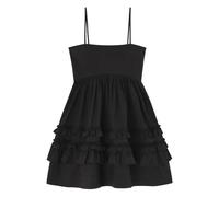 GANNI ruffled mini dress - Black 32-34-36-38-40-42-44