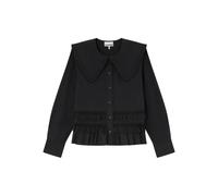 GANNI ruffled top - Black 32-34-36-38-40-42